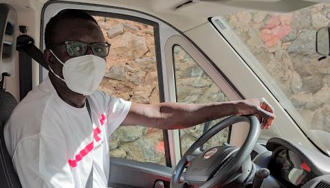 Papa Ndiouga Mbaye, nou xofer del Centre de Dia