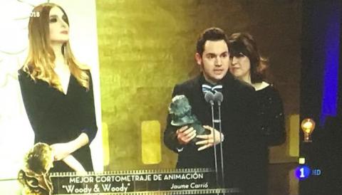 Jaume Carrió guanya el Goya al millor Curtmetratge de ficció